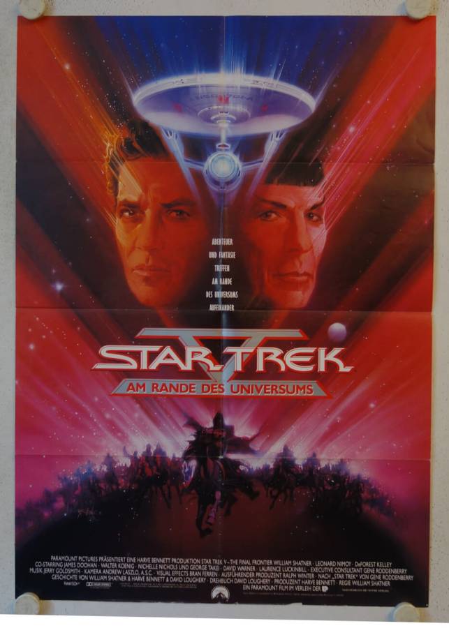 Star Trek V - Am Rande des Universums originales deutsches Filmplakat